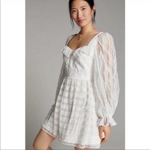 Like New MONIQUE LHUILLIER White Dress for the Bride to Be